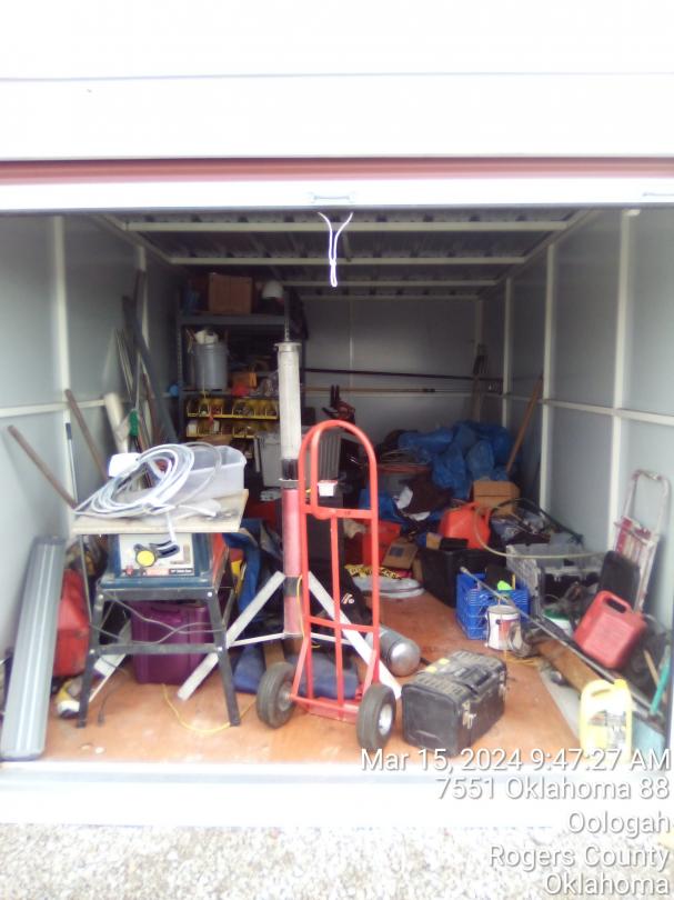 Storage Unit Auction in Oolagah, OK at Click Storage Oologah ends on